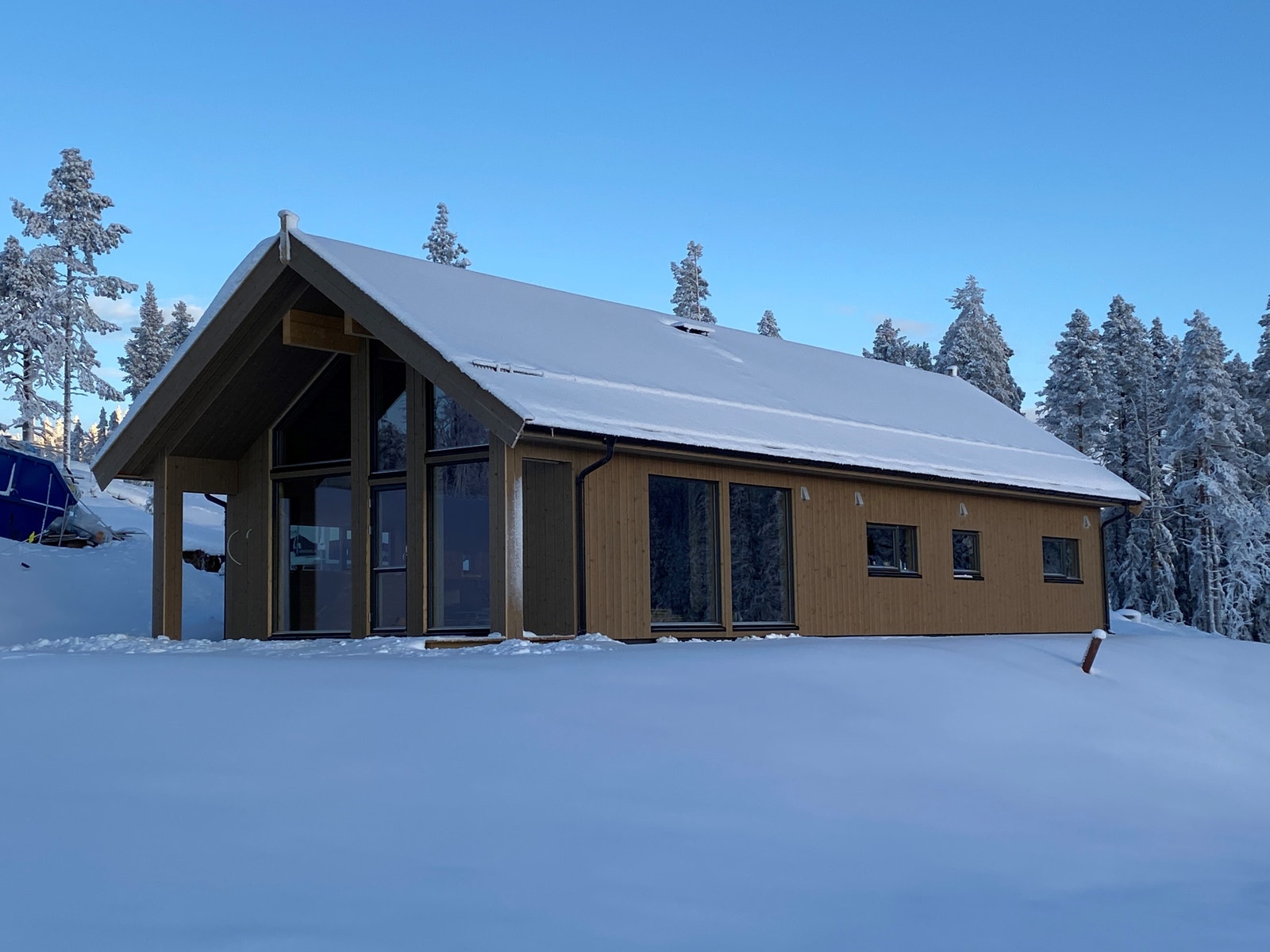 Bilde av tilsvarende hytte, illustrasjonbilde Galleribilde