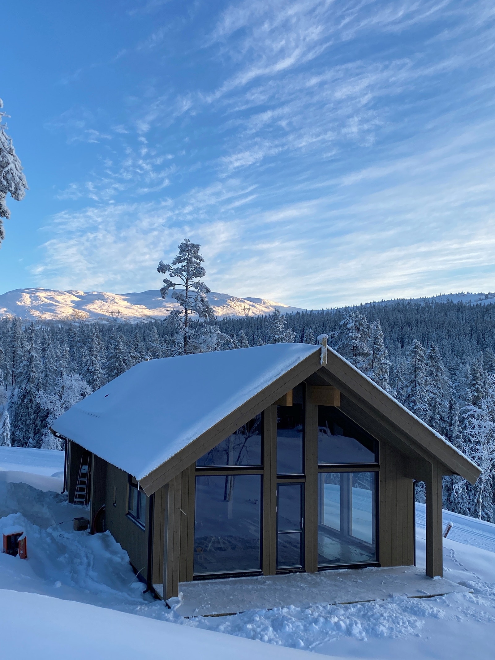 Bilde av tilsvarende hytte, illustrasjonbilde Galleribilde