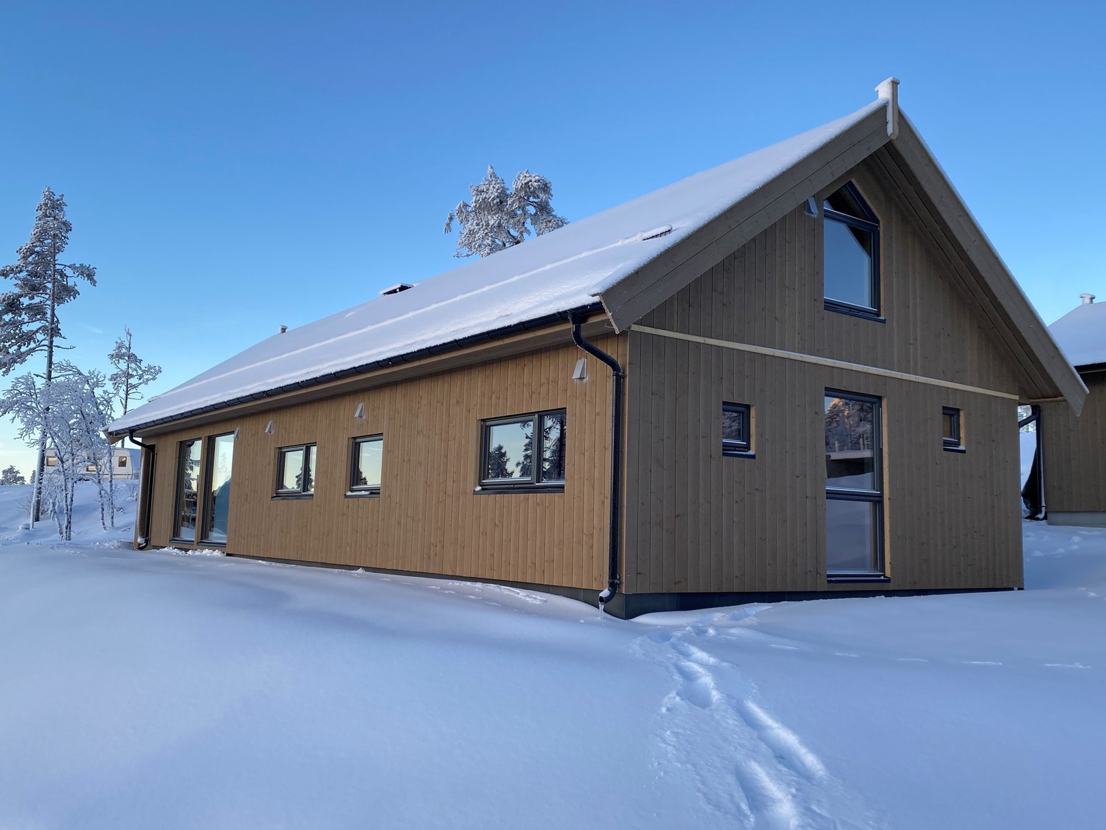 Bilde av tilsvarende hytte, illustrasjonbilde Galleribilde