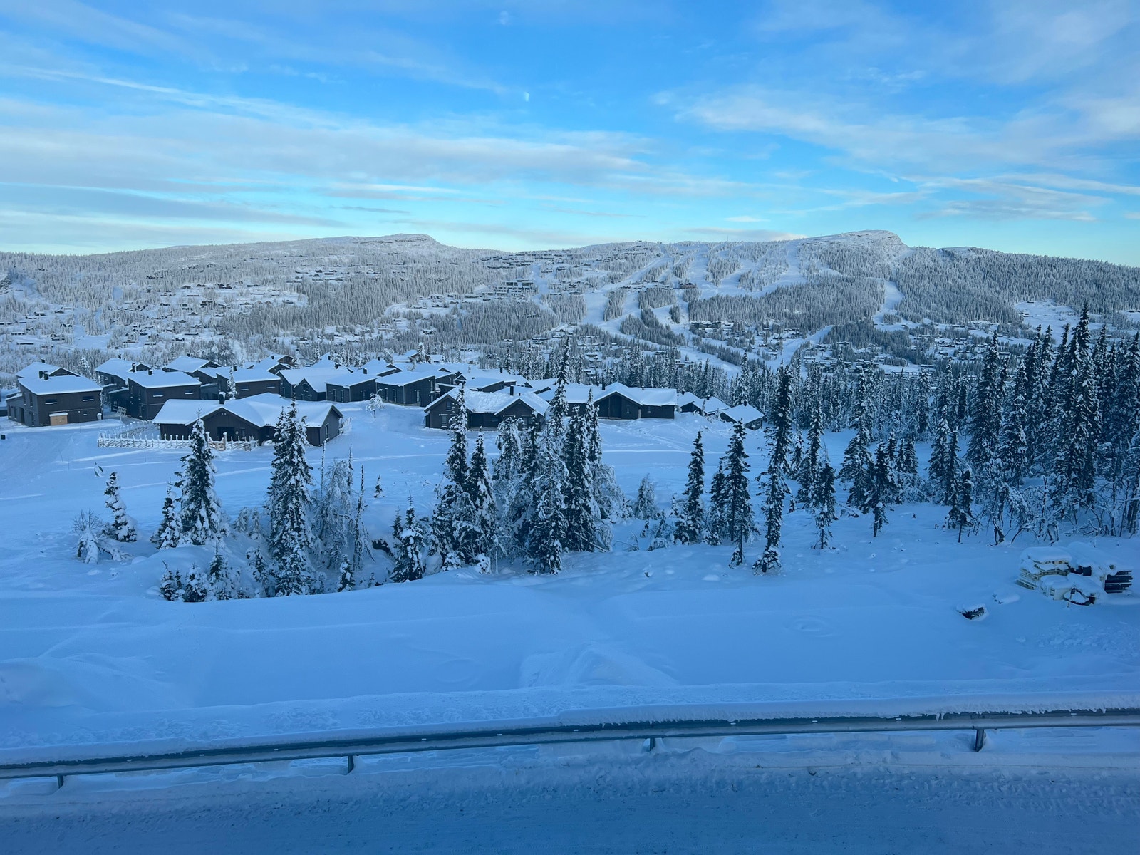 Panorama utsikt fra terrasse Galleribilde