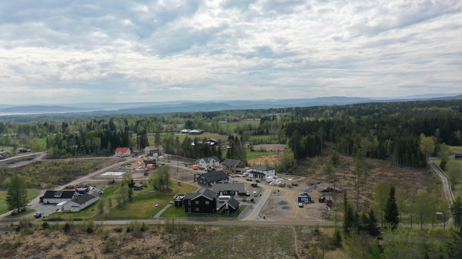 Dronebilde fra feltet Galleribilde