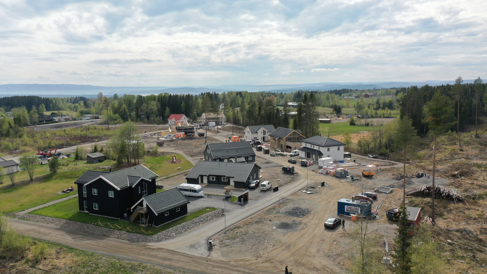 Dronebilde fra feltet Galleribilde