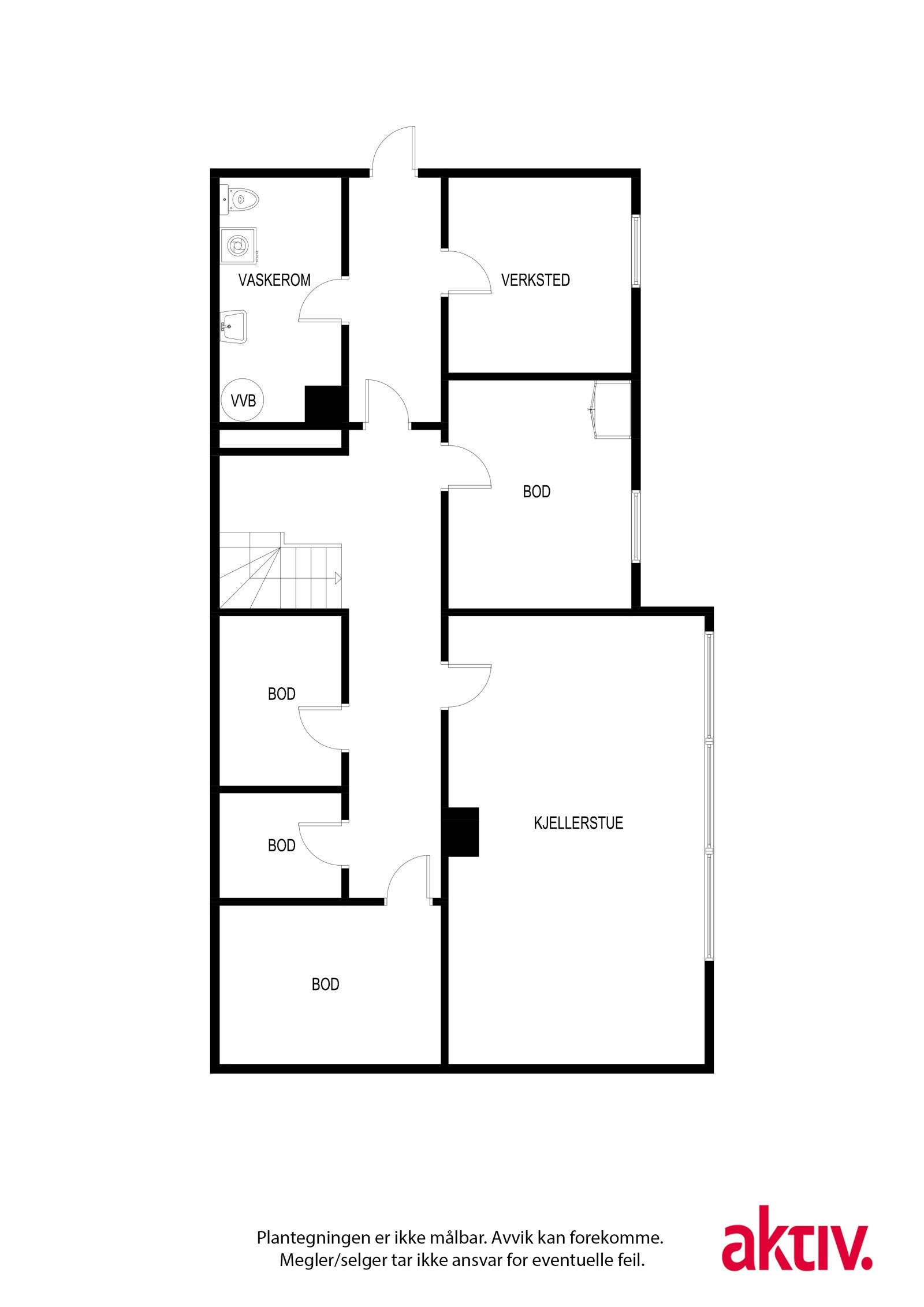 Plantegning 2.etg. Galleribilde