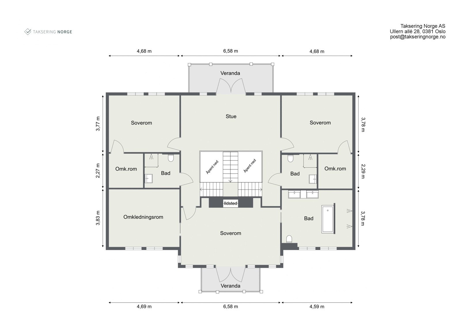 Plantegning 2. Etasje. Galleribilde