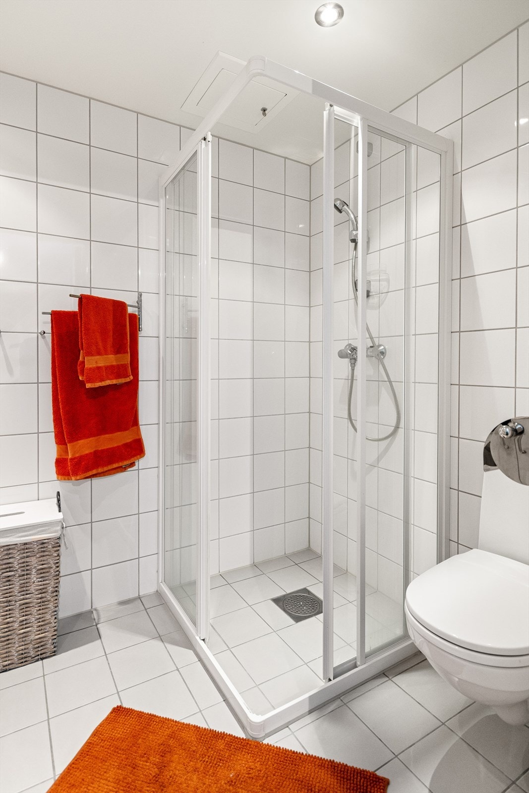 Praktisk dusjhjørne Galleribilde