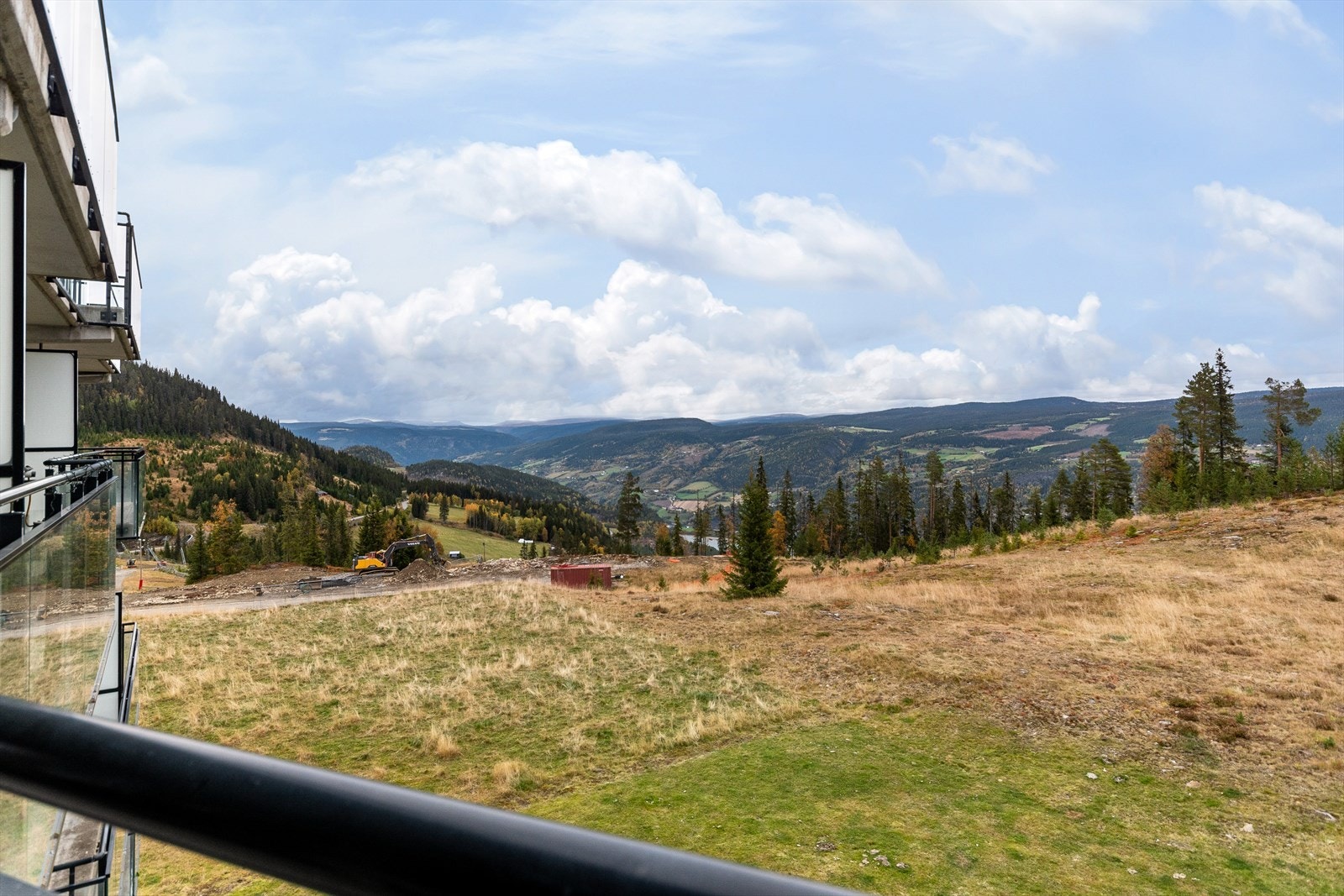 Flott utsikt fra balkongen Galleribilde