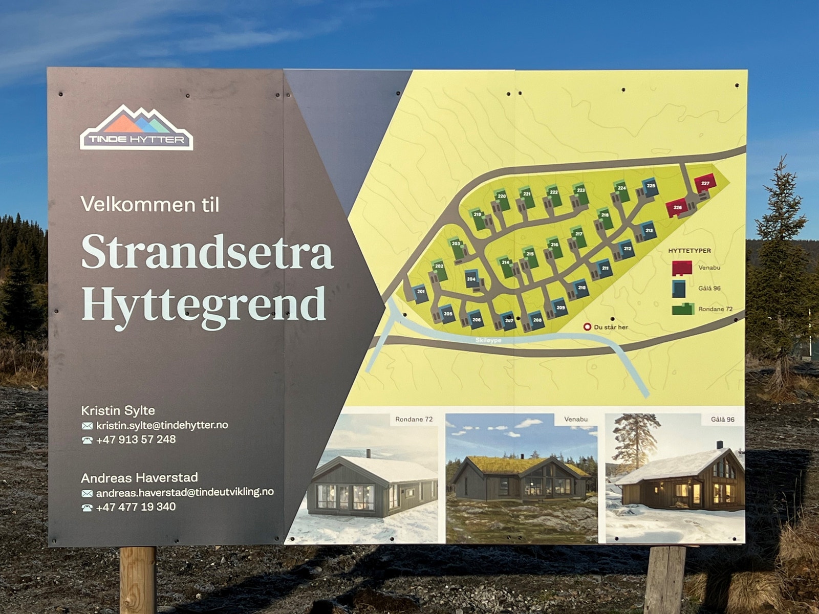 Velkommen til Strandsetra Hyttegrend Galleribilde