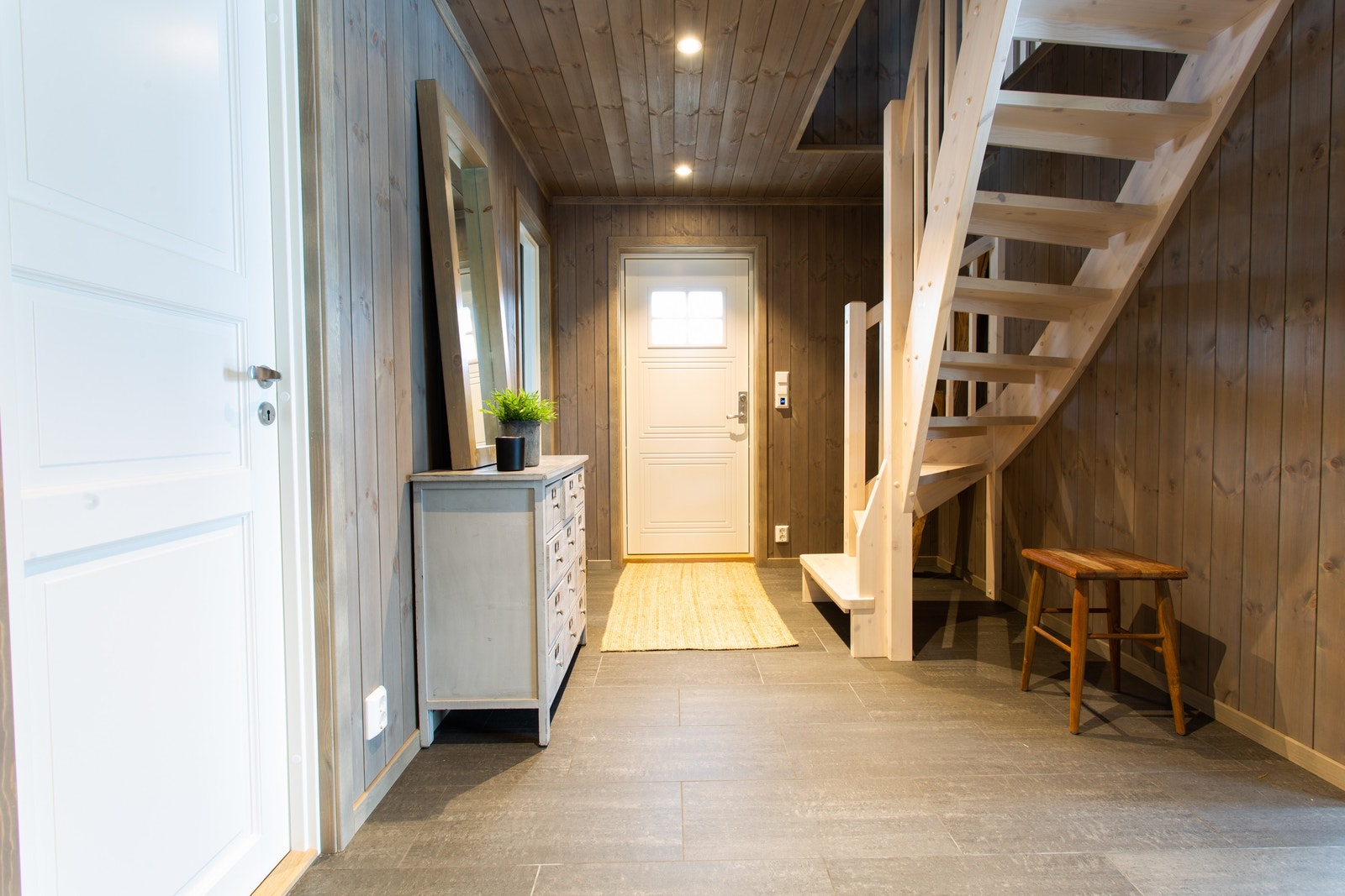 Interiørbilde fra en lignende hyttemodell. Galleribilde