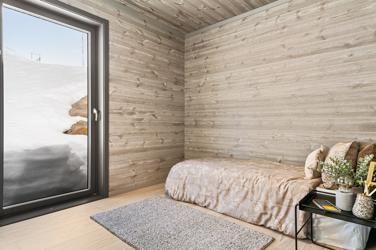 Soverom med dør ut Galleribilde