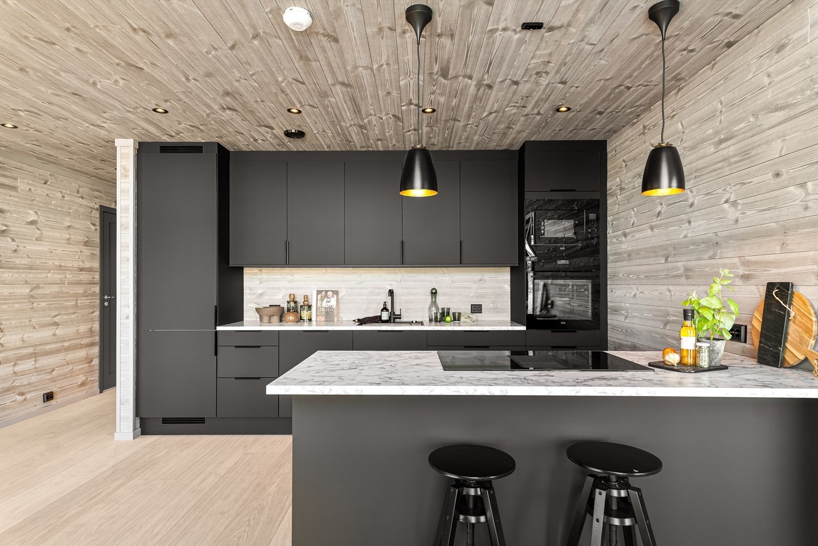 Kjøkkenet er levert av Aubo Galleribilde