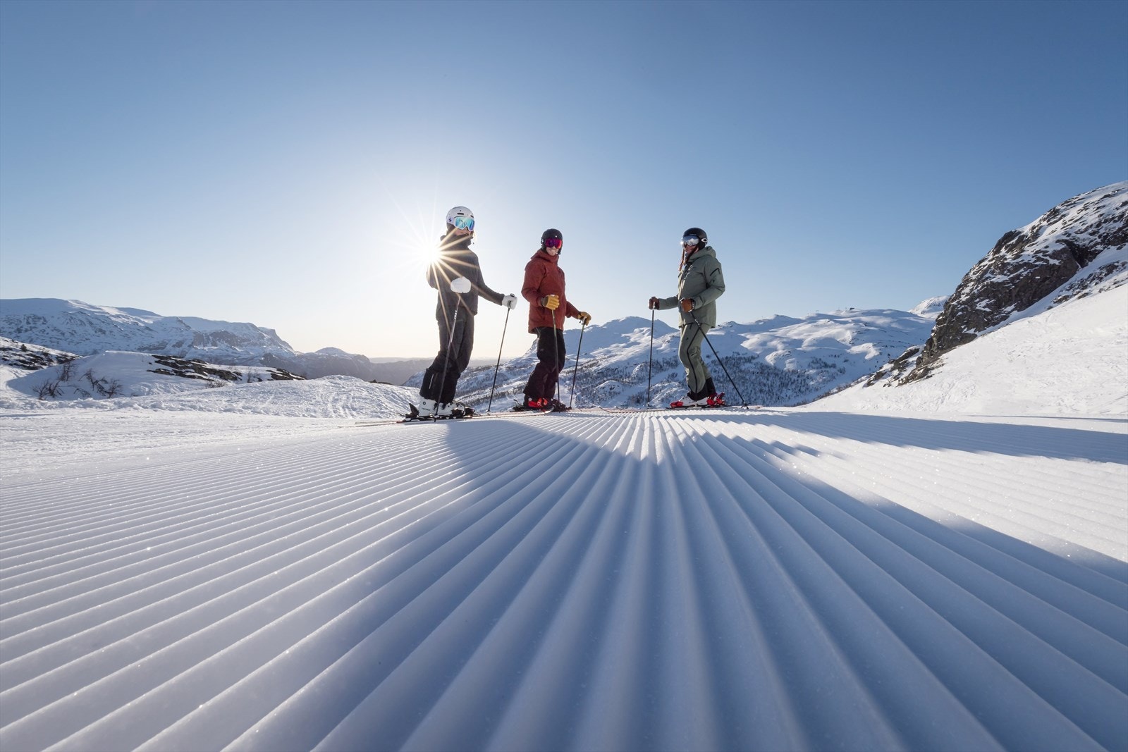 Løypenettet i Hemsedal Skisenter er stort og variert. Foto Ola Matsson, SkiStar Hemsedal. Galleribilde