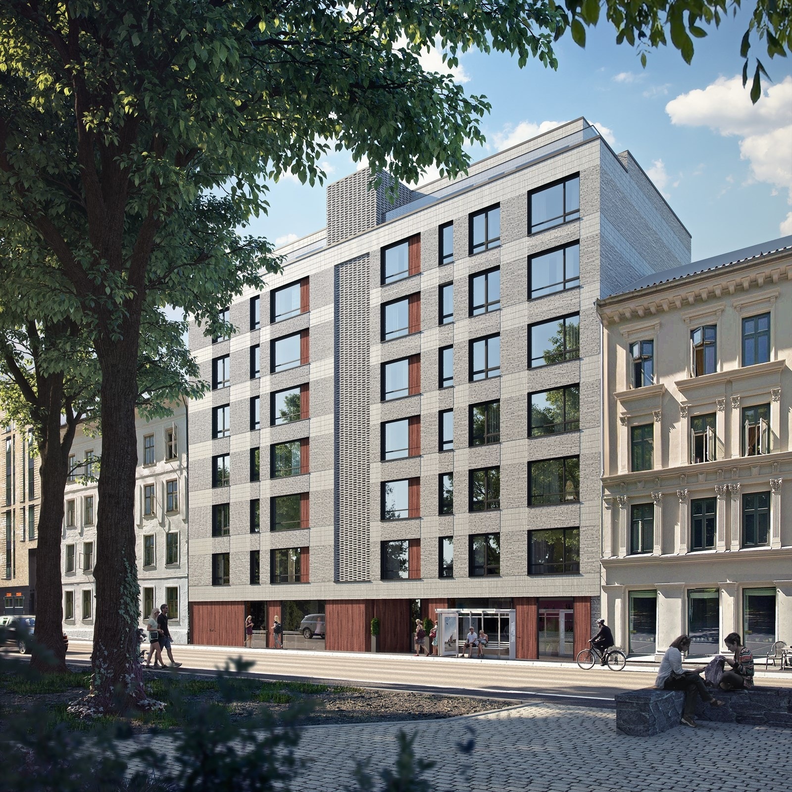 Fasade G55 fra Grønlandsleiret Galleribilde