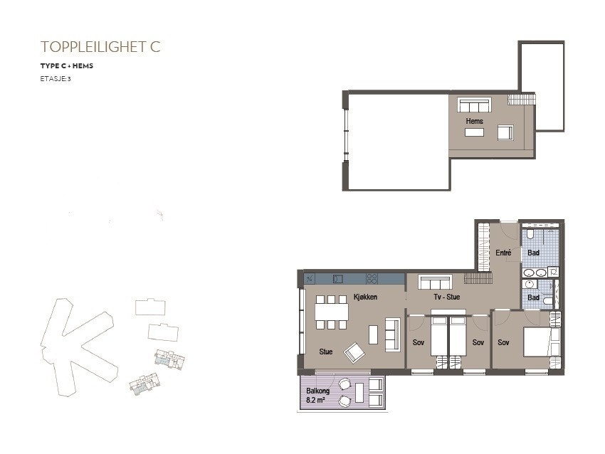 Plantegning. Galleribilde