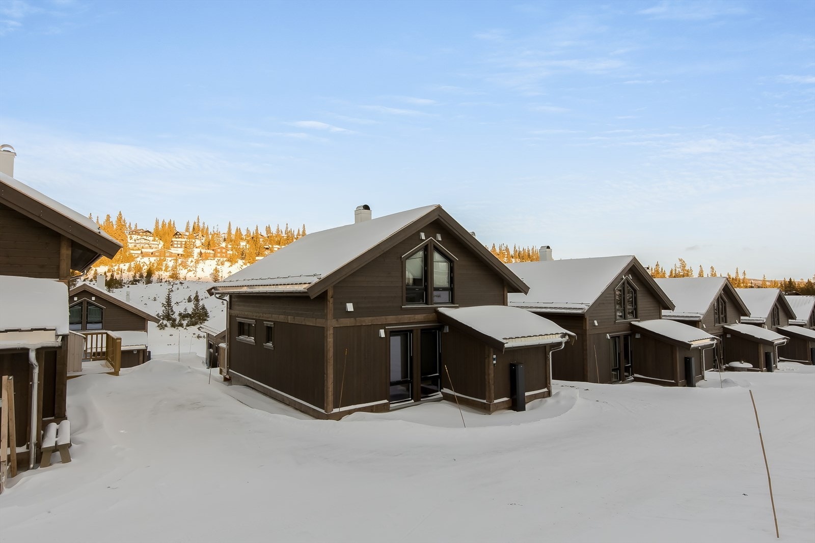 Fra hytta er det ski-in/ski-out til Kvitfjell alpinanlegg. Galleribilde