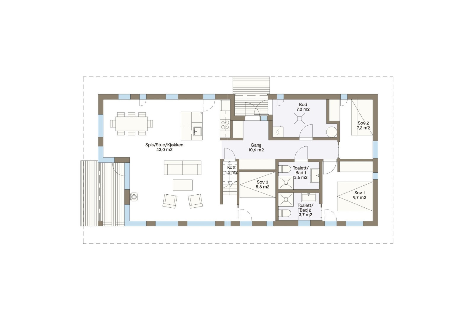 Plantegning hovedplan Vy26 CTH Galleribilde