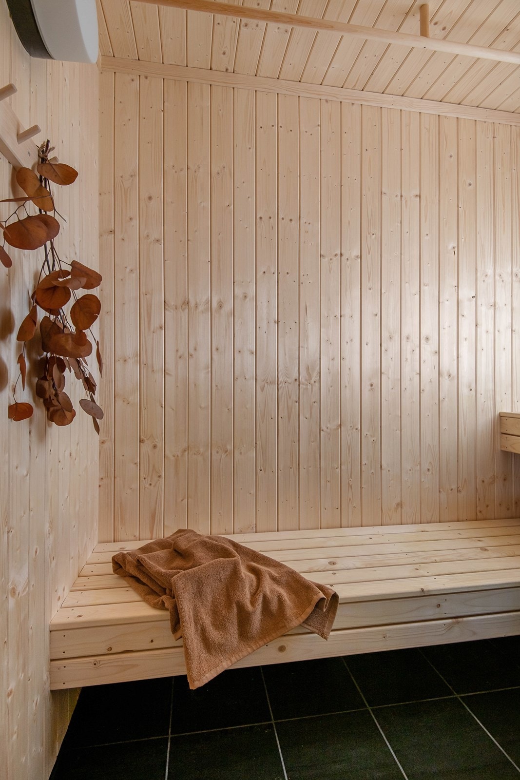 Fra badet er det tilgang til badstue. Galleribilde