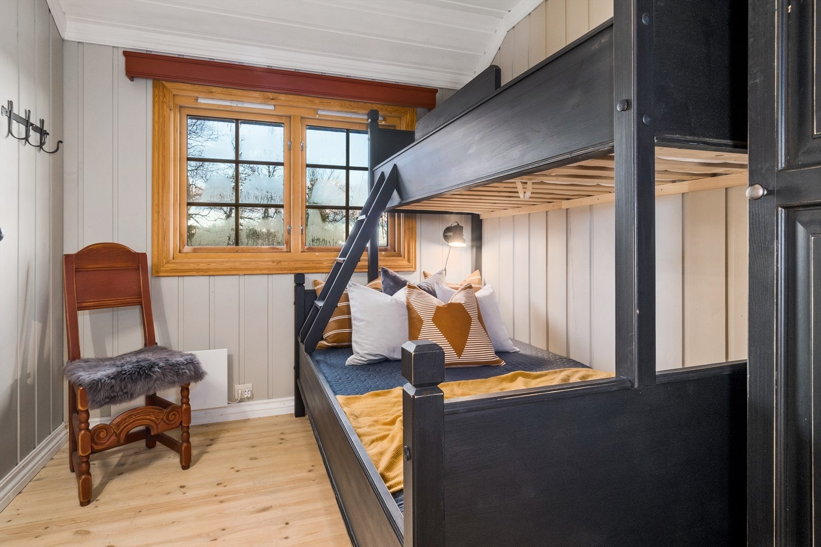 De to andre soverommene er innredet med køyesenger. Galleribilde