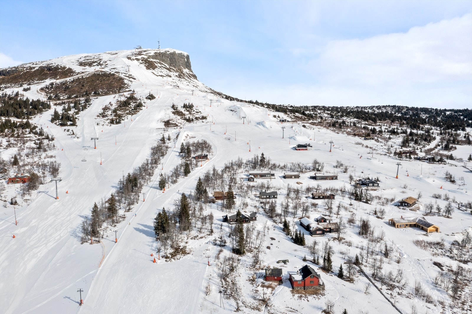 Med denne beliggenheten har man 100% ski inn / ski out Galleribilde