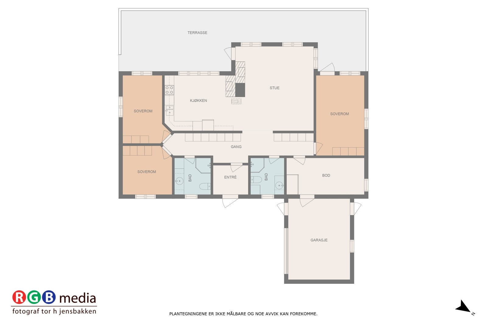 Planskisse Galleribilde