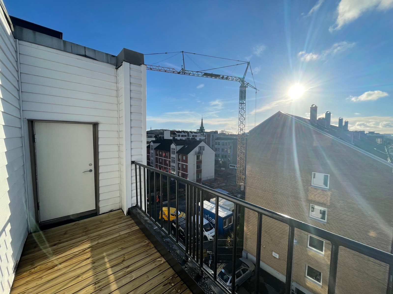 Det er to felles takterasser Galleribilde