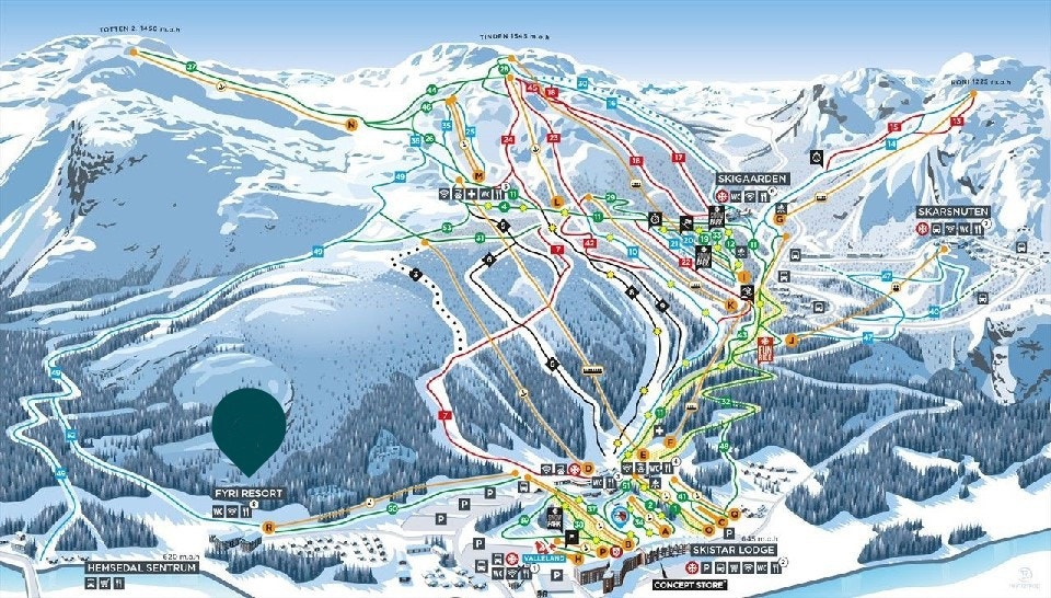 Leiligheten ligger i hjertet av Hemsedal, Totteskogen. Her er opplyste gangveier til sentrum og Fjellandsbyen. Ski inn/ut ti langrenn og alpint. Galleribilde