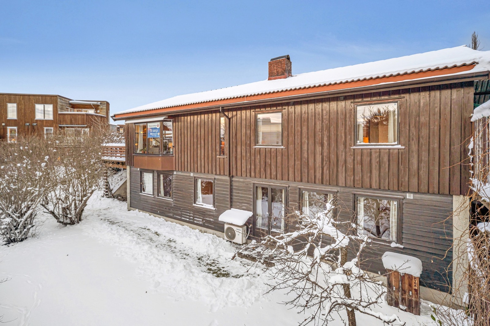 Her får du en flott familiebolig med et bruksareal på 228 kvadratmeter. Galleribilde