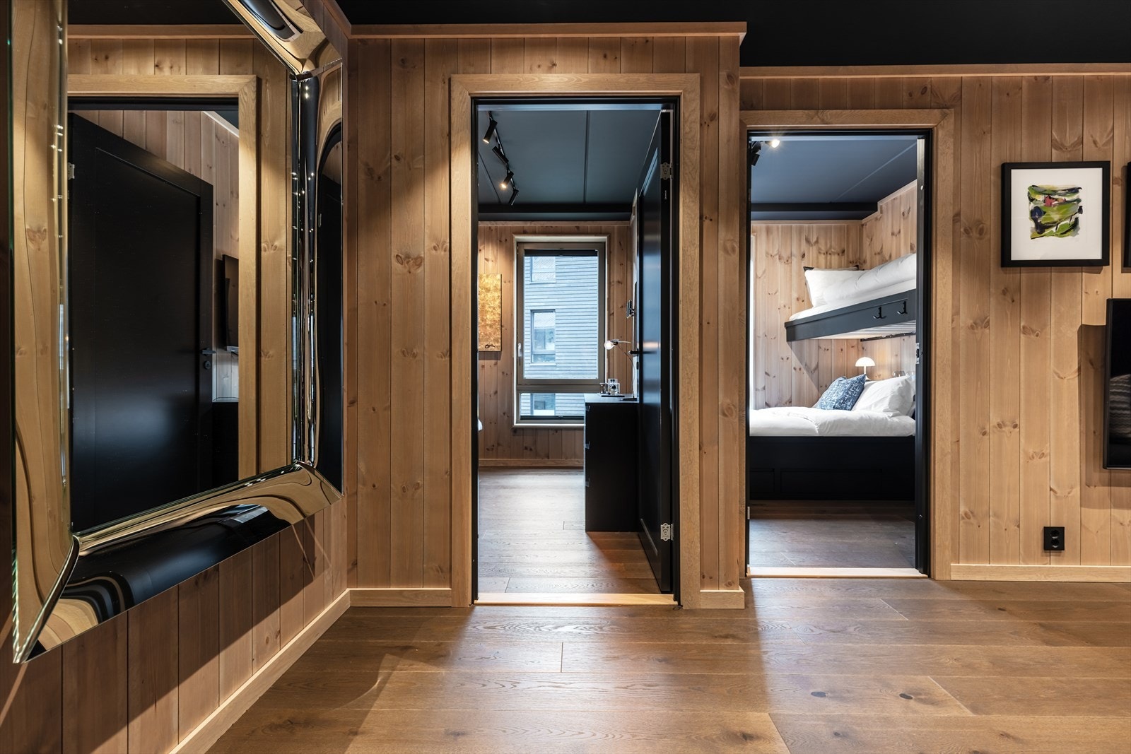 Leiligheten har 3 soverom. Galleribilde