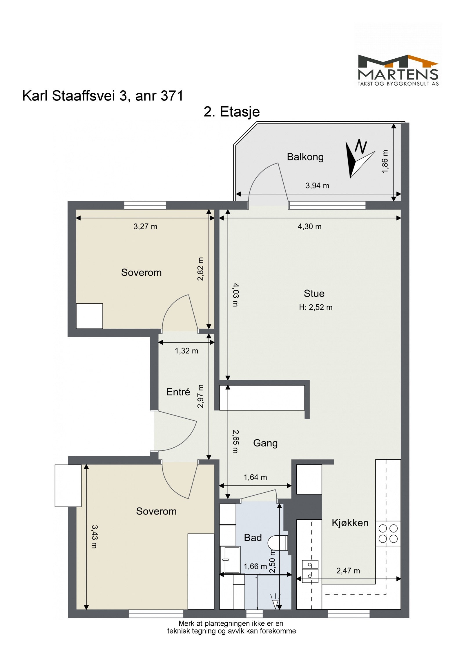 Gjennomgående planløsning Galleribilde
