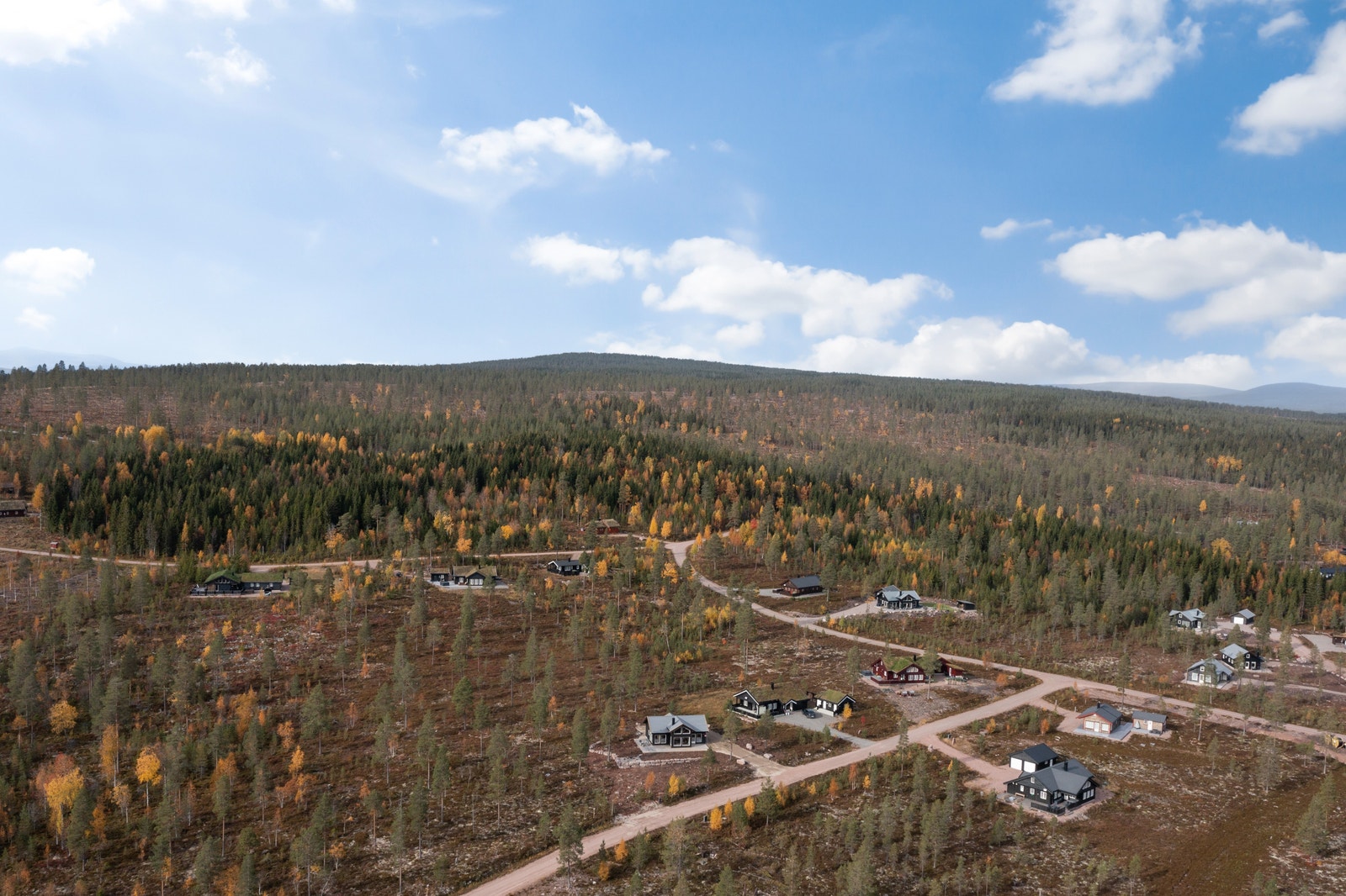 Store tomter og god plass! Friområde bak hytta. Hva med å dyrke egne grønnsaker? Anbefales Galleribilde