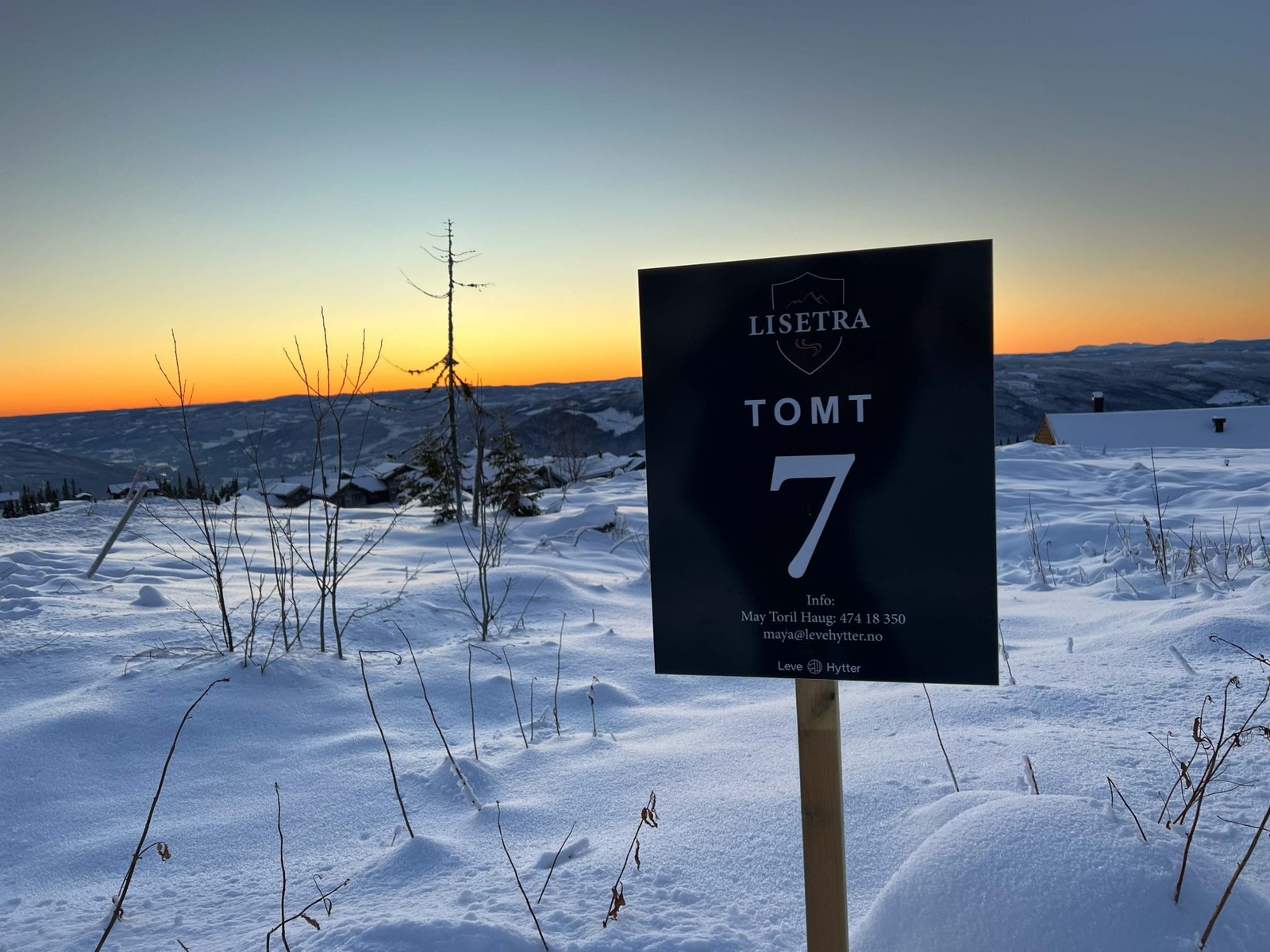 Fra tomt 7 på Sæterberget Galleribilde