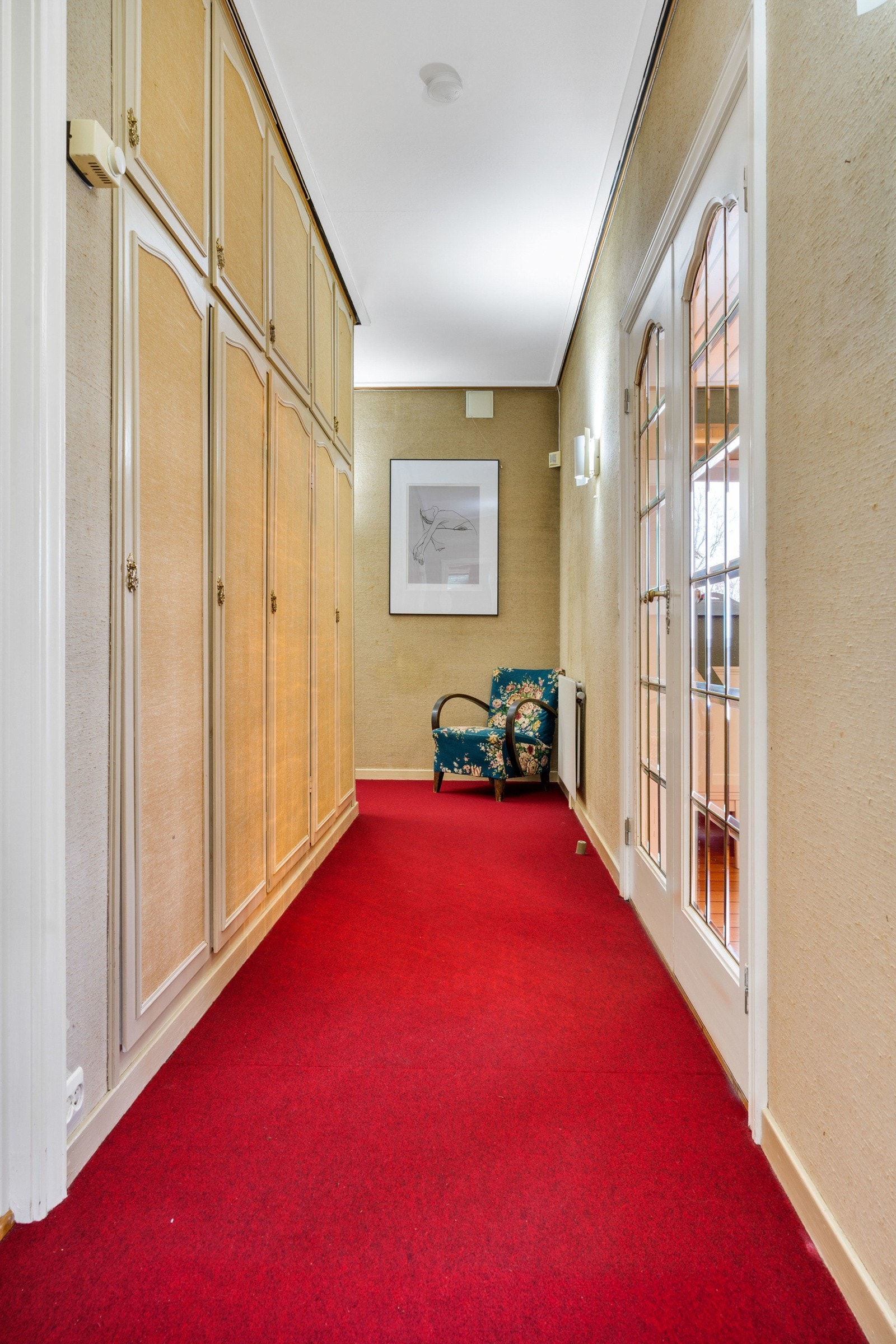 Gangen fra stuene til soveromsfløyen. Galleribilde