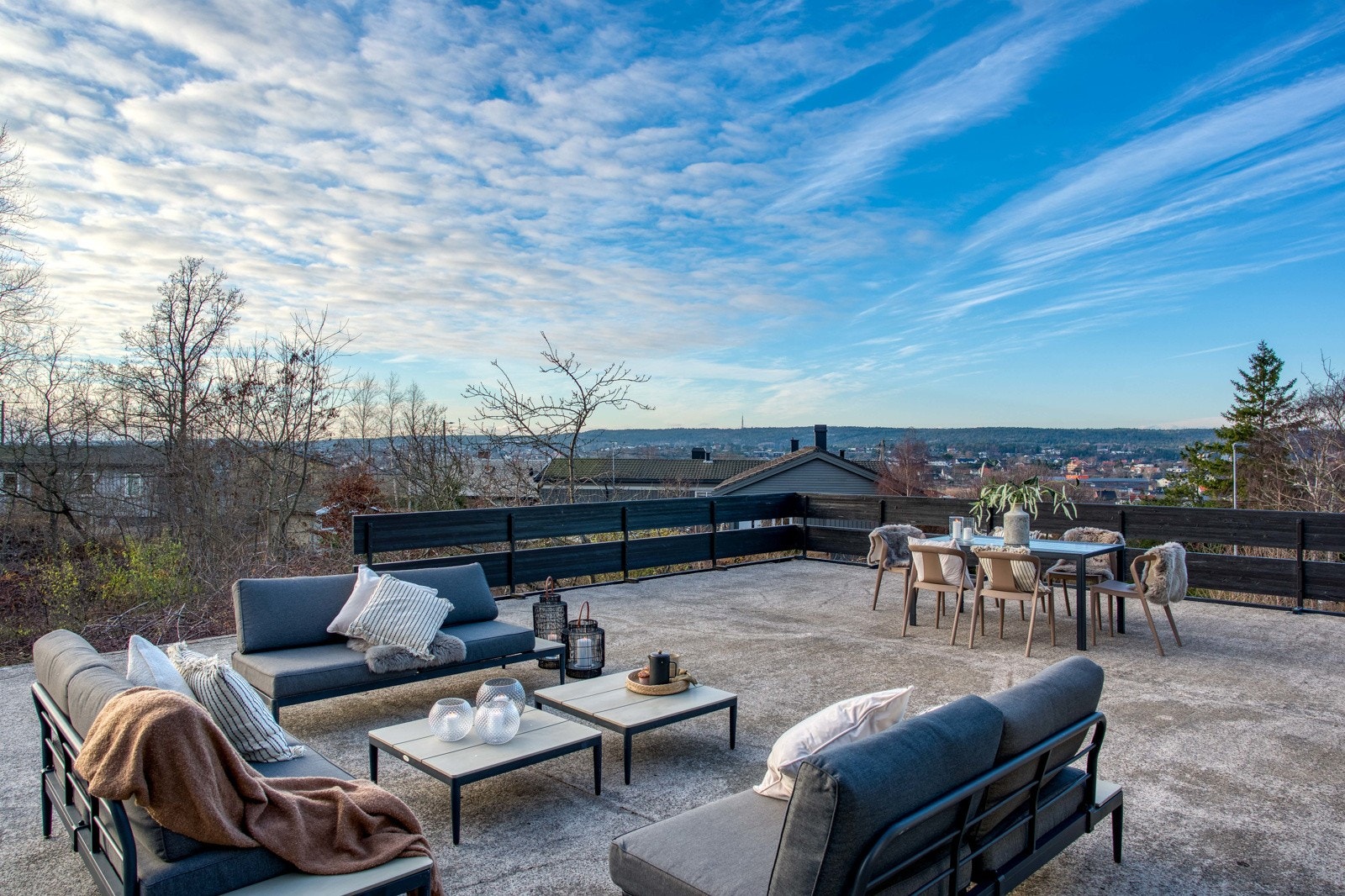 Her kan du samle på solnedganger. Galleribilde