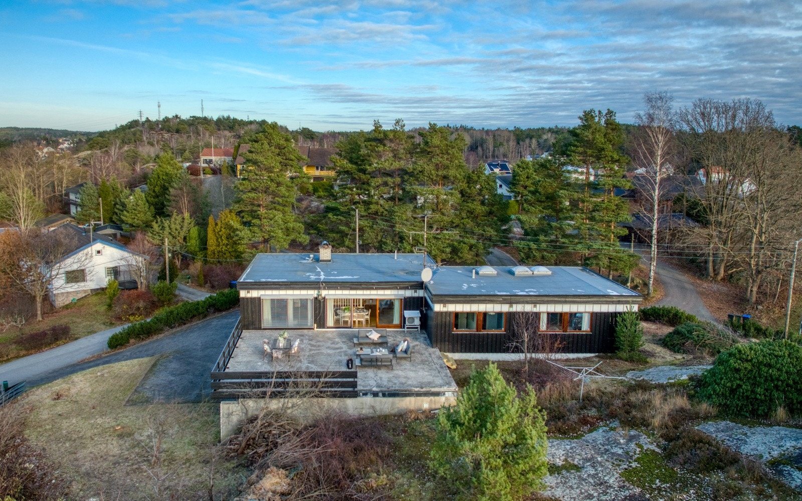 Fasader mot sydvest. Galleribilde