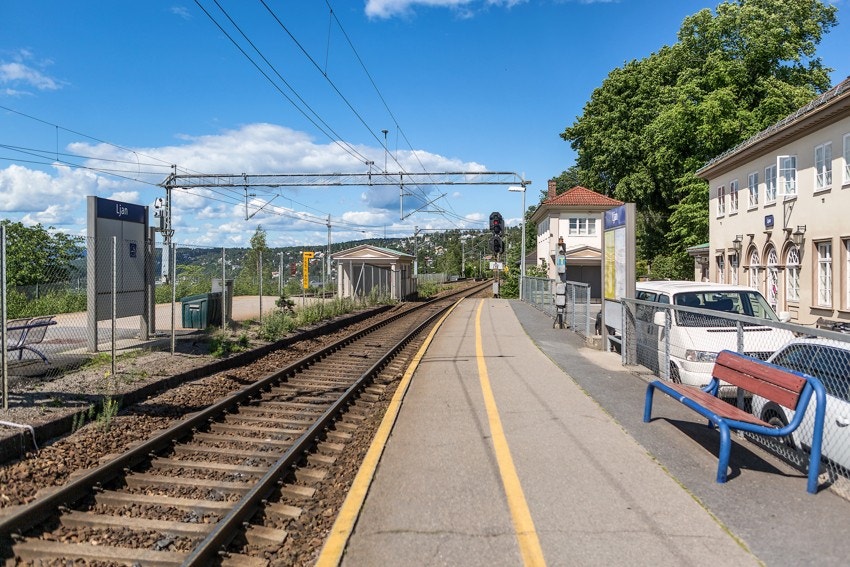 Ljan togstasjon Galleribilde