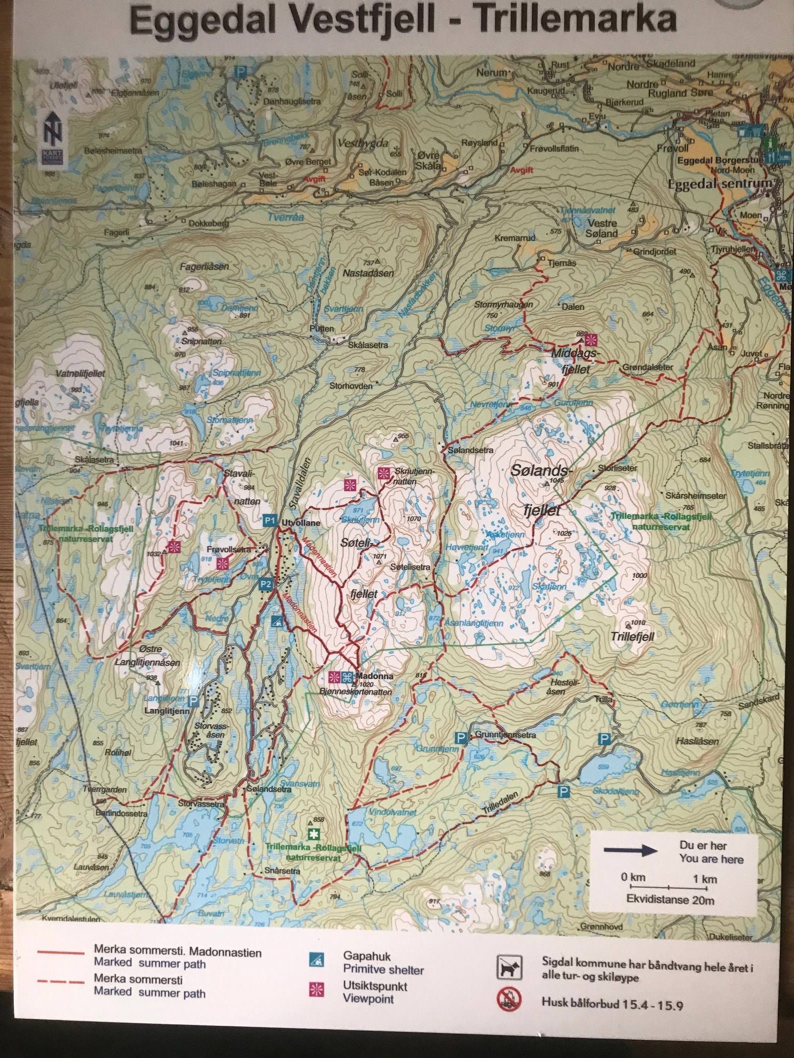 Kart over nærområdet Galleribilde