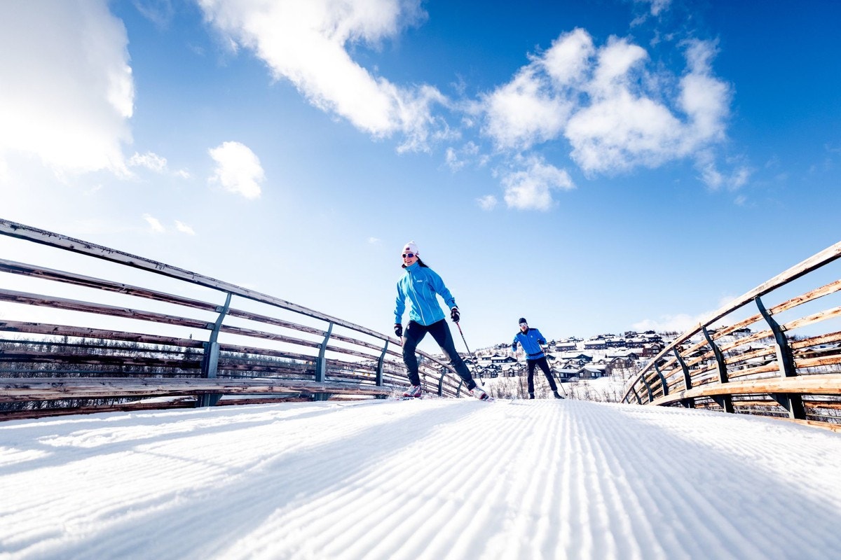 Like utenfor døren finner du over 500 km med preparerte langrennsløyper. Galleribilde