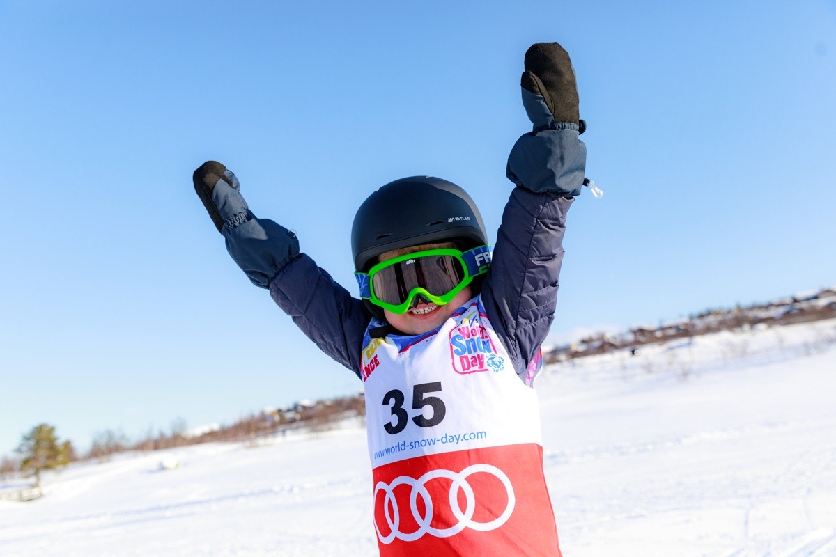 Det er godt tilrettelagt for at de minste skal finne skigleden. Galleribilde