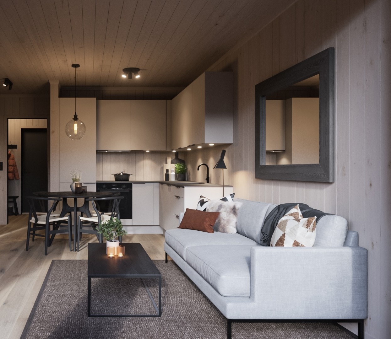 Siste studioleilighet for salg i Fjellandsbyen B! Illustrasjon avviker noe fra faktiske forhold. Galleribilde