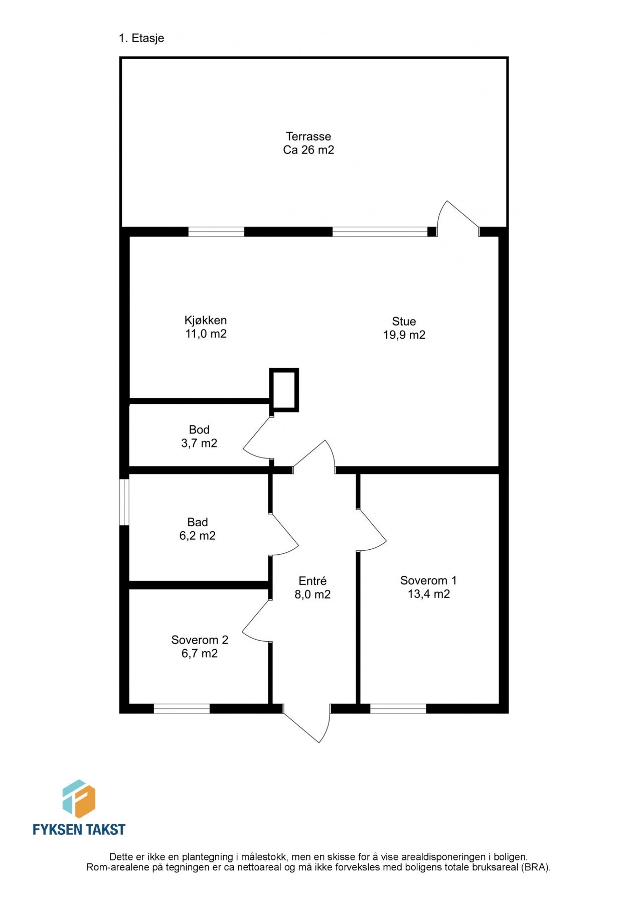 Planskisse. Galleribilde