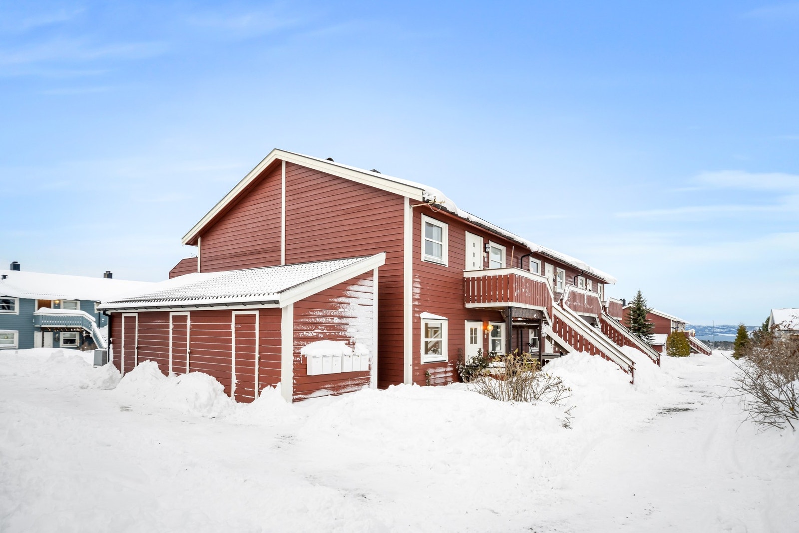 Egen sportsbod rett utenfor leiligheten. Galleribilde