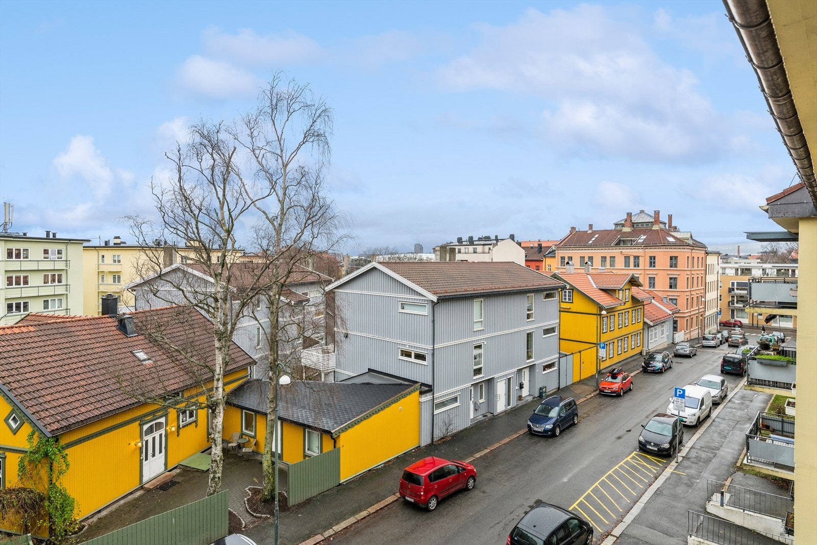 Utsikt fra balkongen. Galleribilde