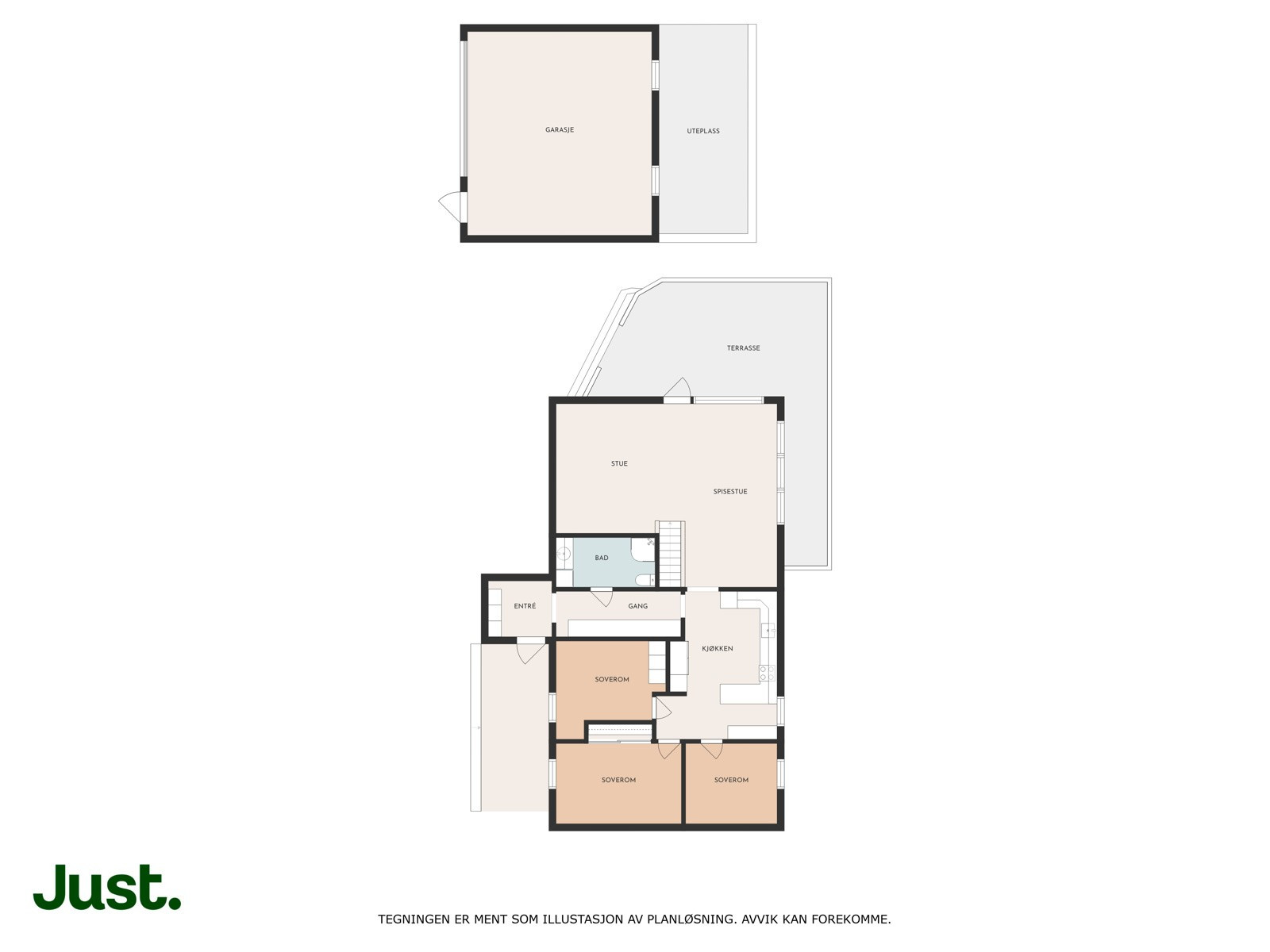 Planskisse 1. etg