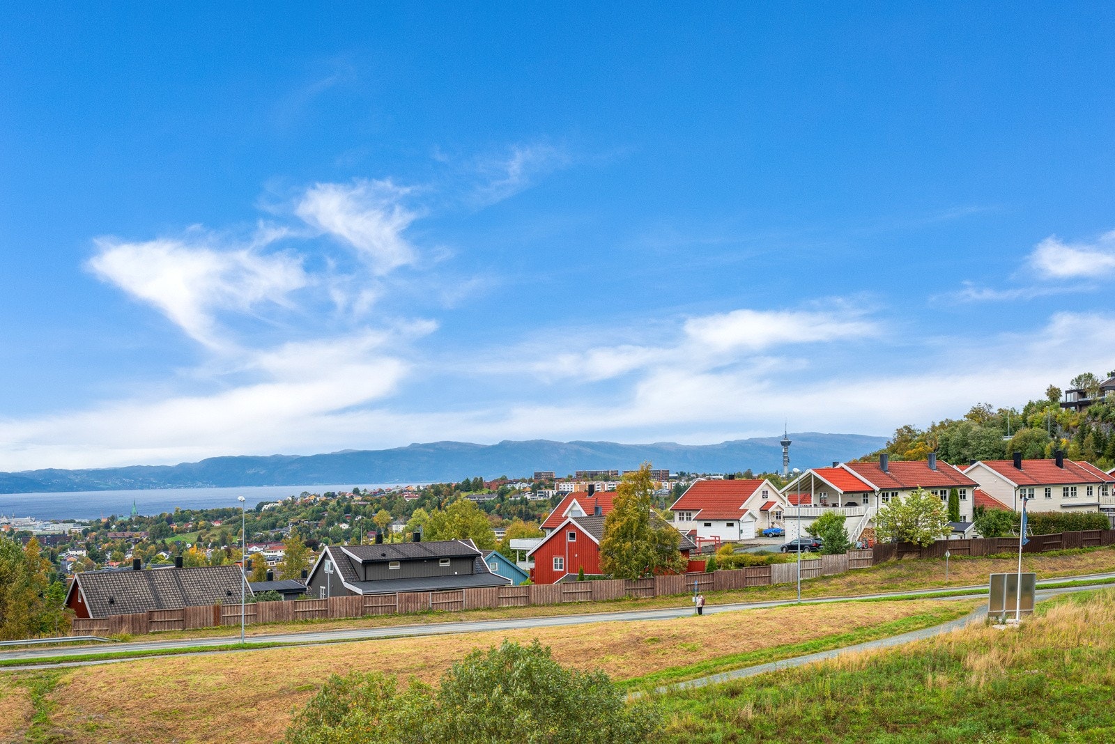 Utsikt fra balkong Galleribilde