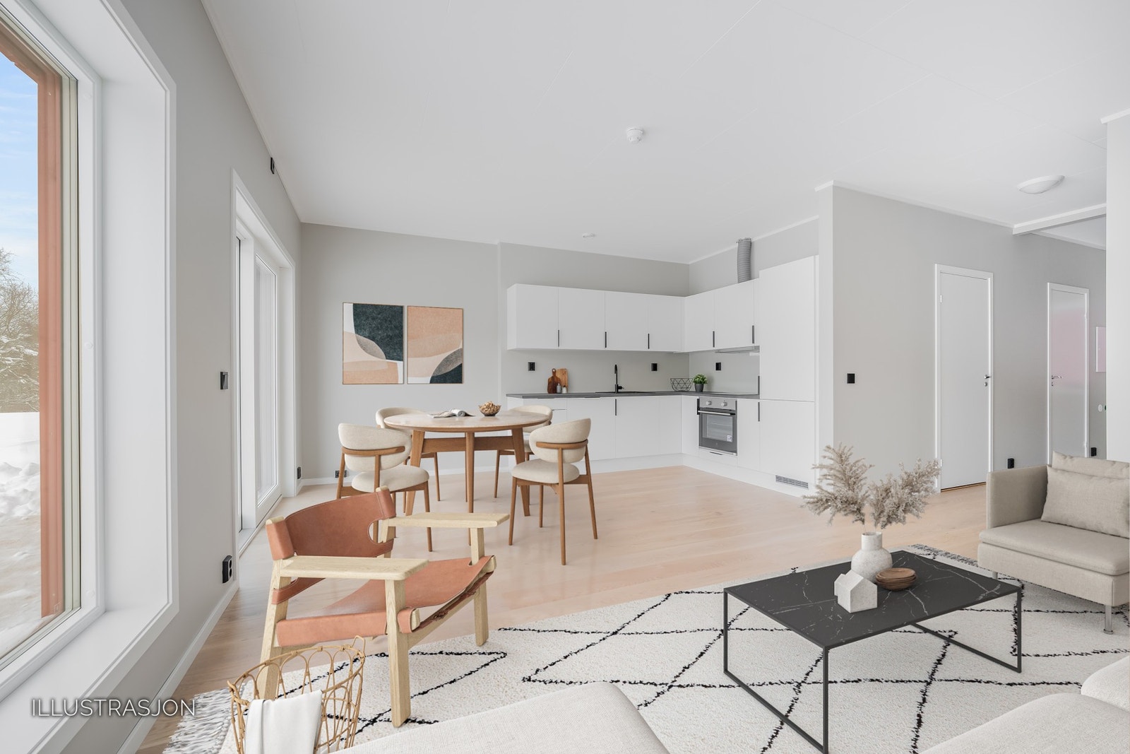Her bor du ved inngangen til fantastiske Bymarka, mellom Flatåstoppen, Granåsen og Stavset. Galleribilde