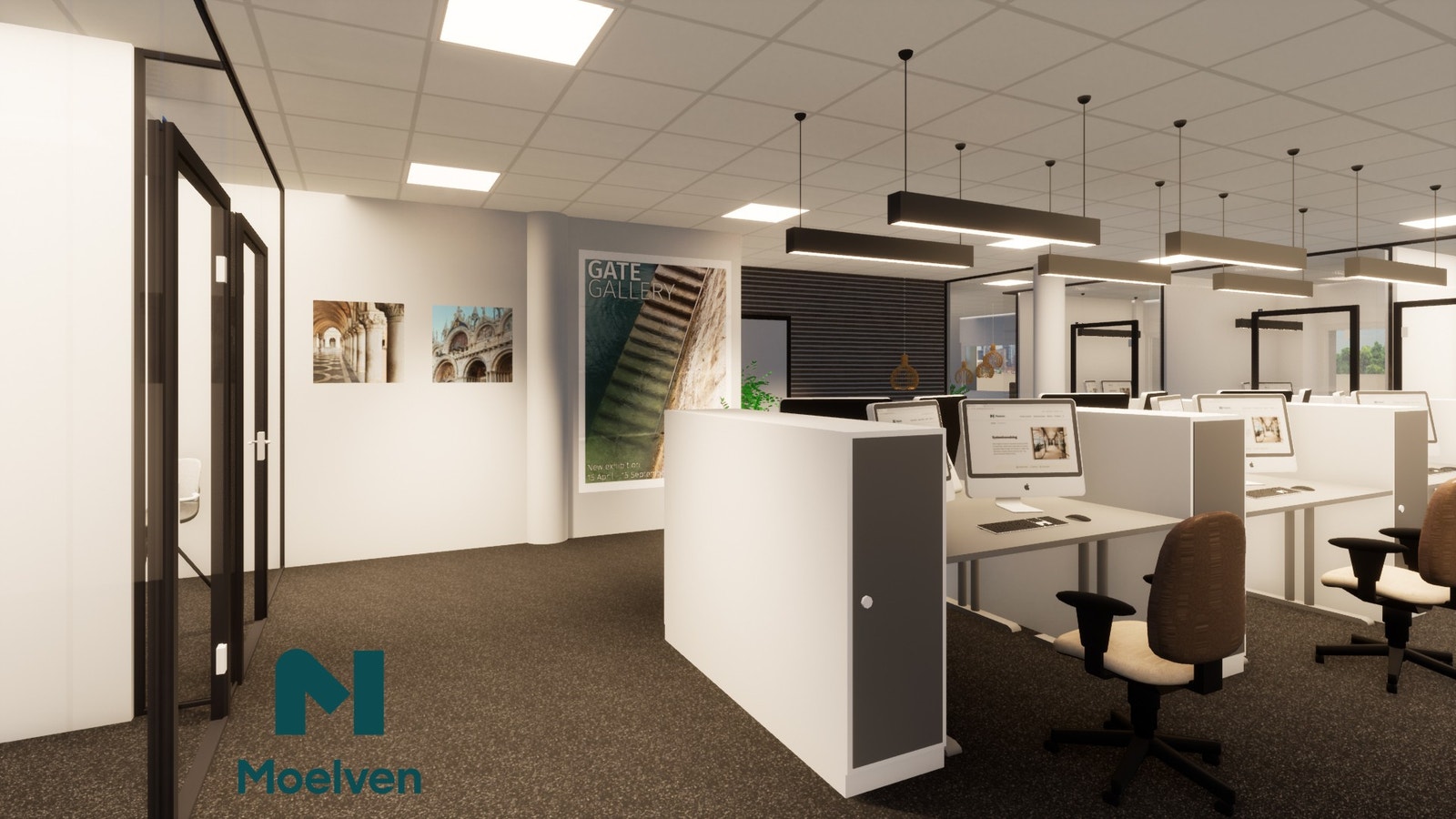 Eksempelbilde på planløsning/innredning Galleribilde