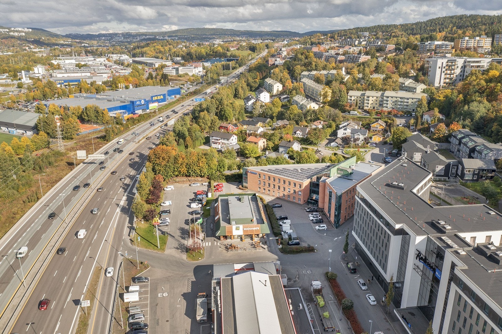 Oversiktsbilde mot nord Galleribilde