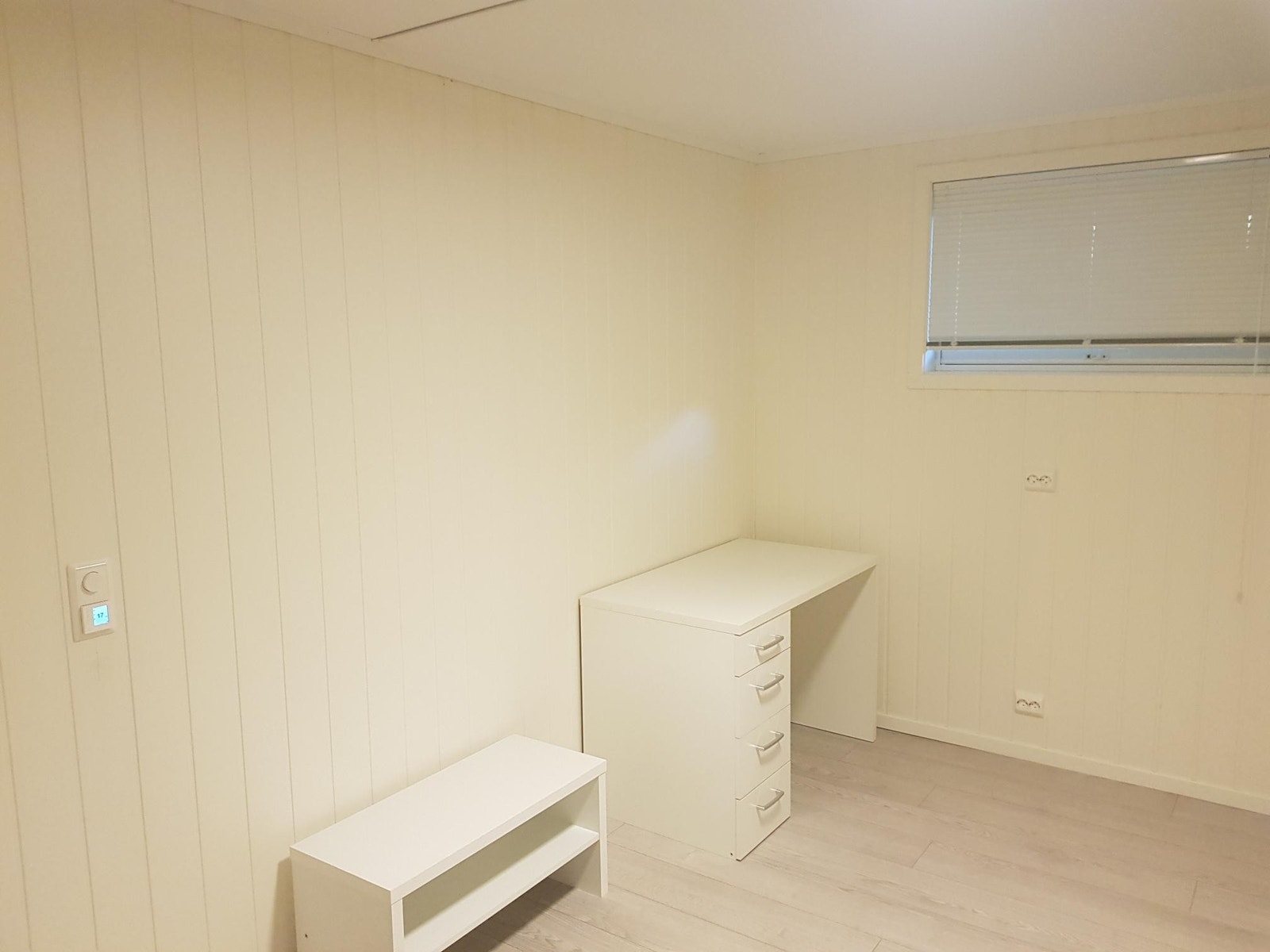 Soverom med varmekabel. Galleribilde