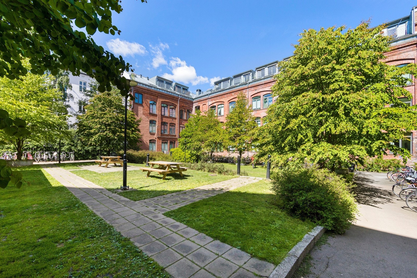 Bakgård Galleribilde