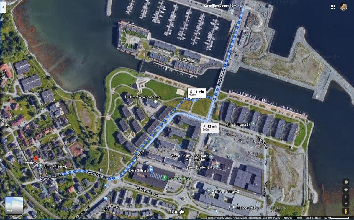 900 meter til Grilstad marina og Flipper restaurant. Galleribilde