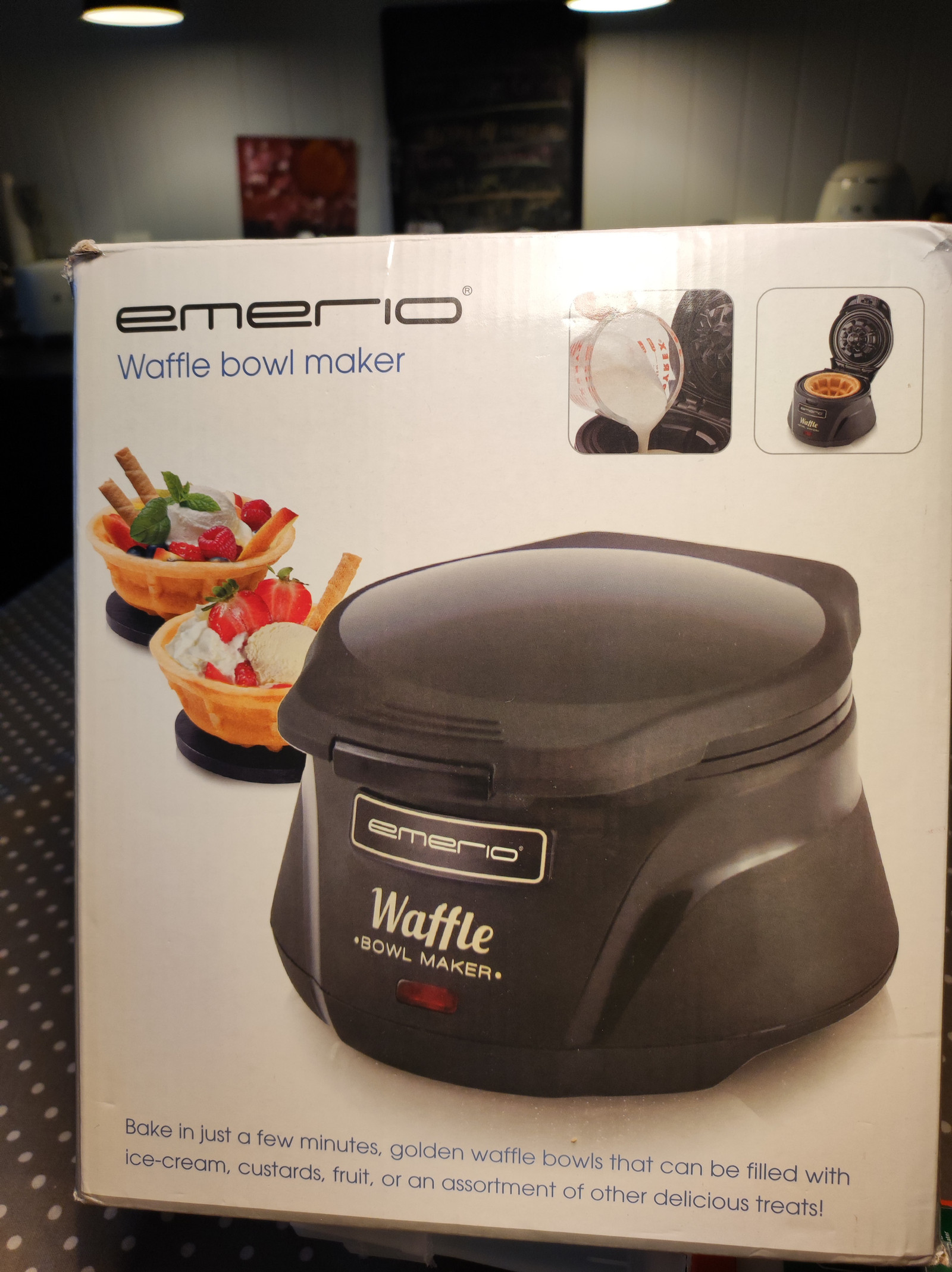 emerio waffle bowl maker